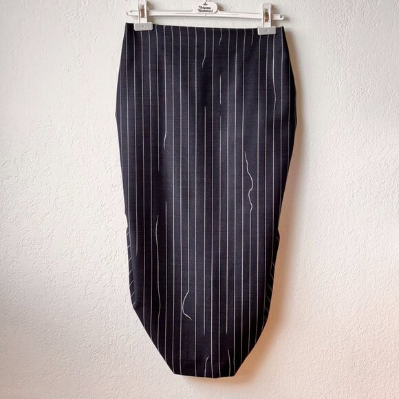 Vivienne Westwood Broken  Pinstripe Skirt NWT - Picture 5 of 12